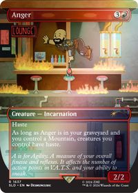 Anger (1637) (Rainbow Foil) — Secret Lair Drop Series