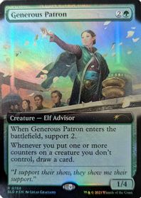 Generous Patron (Extended Art) — Secret Lair Drop Series