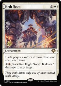 High Noon — Prerelease Cards