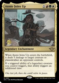 Annie Joins Up — Prerelease Cards