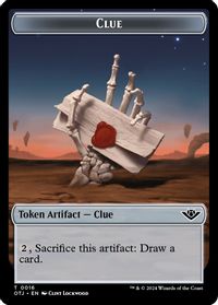 Clue Token — Outlaws of Thunder Junction
