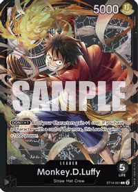 Monkey.D.Luffy (001) — Starter Deck 14: 3D2Y