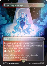 Inspiring Vantage (1605) (Rainbow Foil) — Secret Lair Drop Series