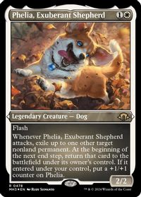 Phelia, Exuberant Shepherd (Foil Etched) — Modern Horizons 3