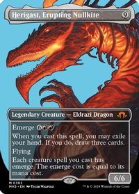 Herigast, Erupting Nullkite (Borderless) — Modern Horizons 3