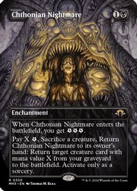 Chthonian Nightmare (Borderless) — Modern Horizons 3