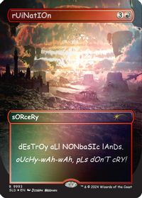 rUiNatIOn (Rainbow Foil) — Secret Lair Drop Series