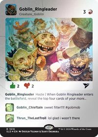 Goblin Ringleader (Rainbow Foil) — Secret Lair Drop Series