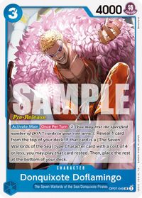 Donquixote Doflamingo — 500 Years in the Future Pre-Release Cards