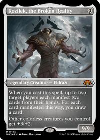 Kozilek, the Broken Reality (Foil Etched) — Modern Horizons 3