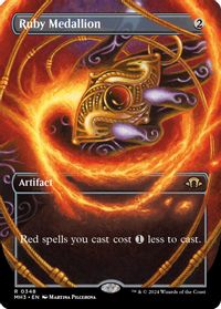 Ruby Medallion (Borderless) — Modern Horizons 3