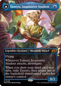 Tamiyo, Inquisitive Student (Borderless) (Textured Foil) — Modern Horizons 3