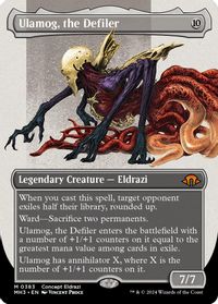 Ulamog, the Defiler (Borderless) — Modern Horizons 3