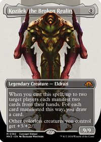 Kozilek, the Broken Reality (Borderless) — Modern Horizons 3