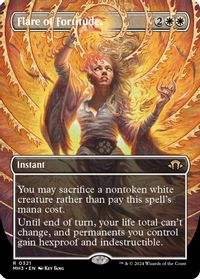 Flare of Fortitude (Borderless) — Modern Horizons 3