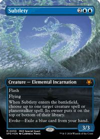 Subtlety (Borderless) (Textured Foil) — Special Guests