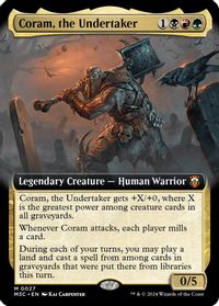 Coram, the Undertaker (Extended Art) — Commander: Modern Horizons 3