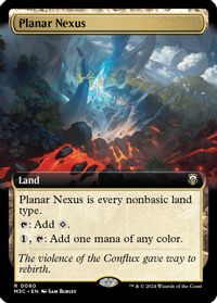 Planar Nexus (Extended Art) (Ripple Foil) — Commander: Modern Horizons 3