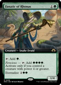 Fanatic of Rhonas (Extended Art) — Modern Horizons 3