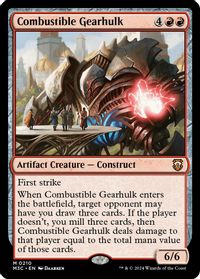 Combustible Gearhulk — Commander: Modern Horizons 3