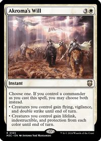 Akroma's Will (Ripple Foil) — Commander: Modern Horizons 3
