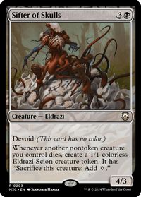 Sifter of Skulls (Ripple Foil) — Commander: Modern Horizons 3