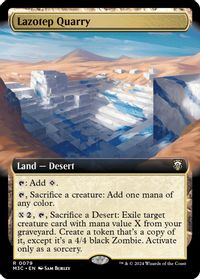 Lazotep Quarry (Extended Art) — Commander: Modern Horizons 3