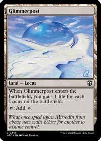 Glimmerpost (Ripple Foil) — Commander: Modern Horizons 3