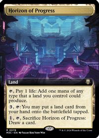 Horizon of Progress (Extended Art) (Ripple Foil) — Commander: Modern Horizons 3