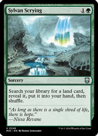 Sylvan Scrying (Ripple Foil) — Commander: Modern Horizons 3
