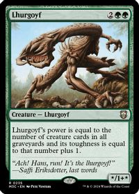 Lhurgoyf (Ripple Foil) — Commander: Modern Horizons 3