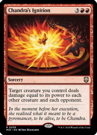 Chandra's Ignition (Ripple Foil) — Commander: Modern Horizons 3