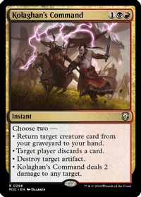 Kolaghan's Command (Ripple Foil) — Commander: Modern Horizons 3
