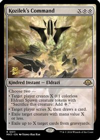 Kozilek's Command — Prerelease Cards