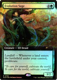 Evolution Sage (Extended Art) — Secret Lair Drop Series