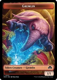 Gremlin // Energy Reserve Double-Sided Token — Modern Horizons 3