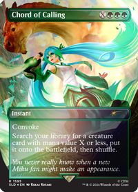 Chord of Calling (1595) (Rainbow Foil) — Secret Lair Drop Series