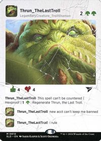 Thrun, the Last Troll — Secret Lair Drop Series