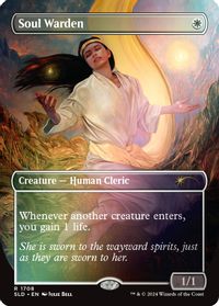 Soul Warden (1708) (Rainbow Foil) — Secret Lair Drop Series