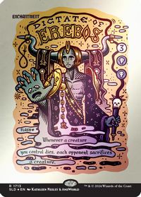 Dictate of Erebos (Rainbow Foil) — Secret Lair Drop Series