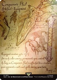 Conqueror's Flail (Rainbow Foil) — Secret Lair Drop Series