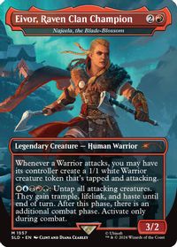 Eivor, Raven Clan Champion - Najeela, the Blade-Blossom — Secret Lair Drop Series