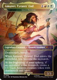 Amunet, Tyrants' End - Queen Marchesa (Rainbow Foil) — Secret Lair Drop Series