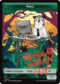 Wolf Token — Secret Lair Drop Series