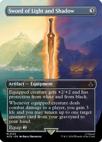 Sword of Light and Shadow (Borderless) — Universes Beyond: Assassin's Creed