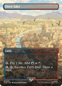 Fiery Islet (Borderless) — Universes Beyond: Assassin's Creed