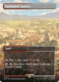 Sunbaked Canyon (Borderless) — Universes Beyond: Assassin's Creed