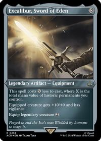 Excalibur, Sword of Eden (Foil Etched) — Universes Beyond: Assassin's Creed