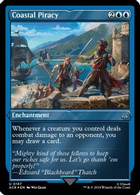Coastal Piracy (Foil Etched) — Universes Beyond: Assassin's Creed
