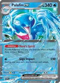 Palafin ex - 126 — SV: Scarlet & Violet Promo Cards